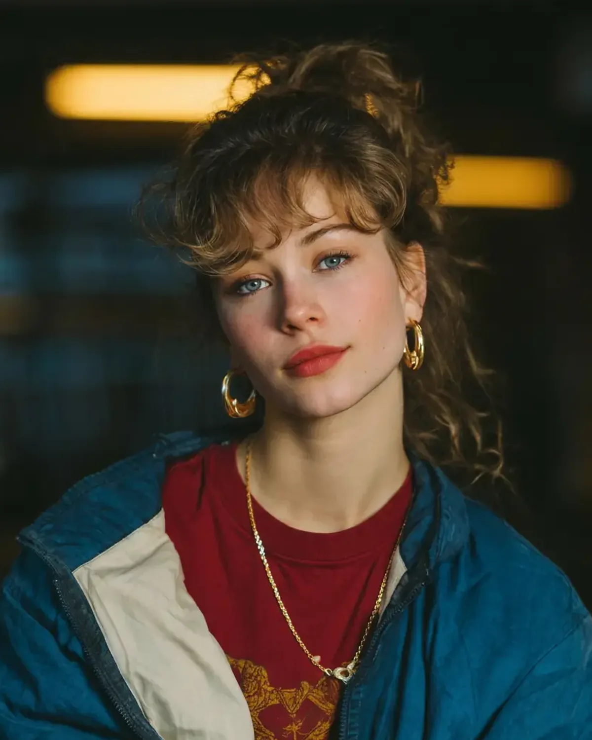 Curly — hair texture example